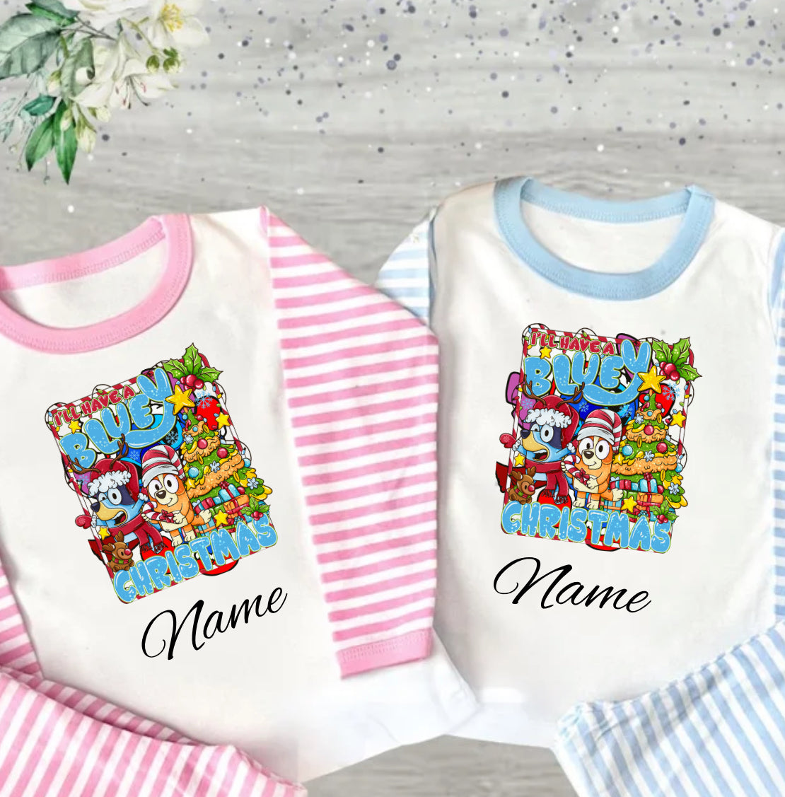 Bluey Christmas pjs