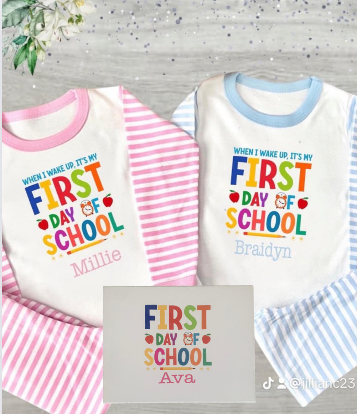 First Day of School PJs